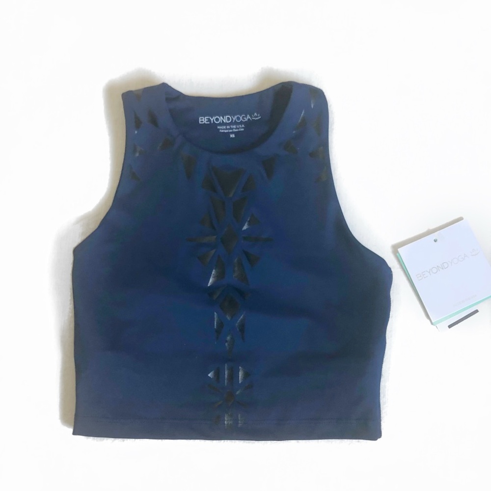 Beyond Yoga | NWT Calico Bralette Navy Blue | XS